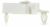 741209100 SUPPORT PLAQUE EVAPORATEUR GAUCHE