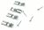 Pieces De Fixation ,convient pour unET375GF11C01 5400000000