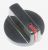 BOUTON CUISINE DIAM EXT 3.5CM BAL AXE COURT NOIR E/6MM