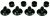 Boutons ,convient pour unB44ITX 5201500000