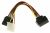 65235 CABLE POWER SATA 15 PIN MALE > MOLEX 4 PIN FEMELLE+ SATA