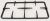 Grille ,convient pour unCX600DF 5202100000