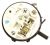 Inters Poussoir ,convient pour unWAP6460BK 4300100000