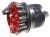 923410-16 CYCLONE DC33C ORIGIN PLUS IRON/BRIGHT SILVER/MOULDED RED