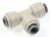 PI0208S CONNECTEUR TUBE EN T  