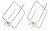 KW715856 FOUETS (PAIRE)-BLANC FDP601WH-FDP623WH