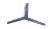 40105-000390 PIED TV DROIT \A00791-1\AL-PLASTIC\R=Y