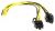 83433 CÂBLE D"ALIMENTATION PCI EXPRESS 6 BROCHES FEMELLE > 2 X 8 BROCHES MÂLE 30 CM