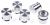 Boutons ,convient pour unFHNE8054GTCXSC 5201500000