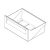 Rangements Tiroir ,convient pour unIK107000R 5201200000