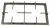Grille ,convient pour unFXBGH4570X 5202100000