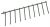489477 PLAQUE INSERT PANIER INFÉRIEUR DROIT R 7502-B