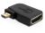 65352 Adapter high speed HDMI with Ethernet - Micro D male > A fem