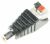 65565 ADAPTATEUR RCA FEMELLE > TERMINAL BLOCAVEC BOUTONS POUSSOIRS 2 PINS