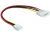 83184 CABLE POWER 4 PIN MALE > 4 PIN FLOPPY FEMELLE 24 CM