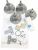 1784430048 C00869404 KIT DE FIXATION POUR LAVE-VAISSELLE
