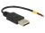 85250 CÂBLE USB 2.0 TYPE-A MÂLE > ALIMENTATION 2 FILS OUVERTS 10 CM RASPBERRY PI