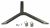 Pieds ,convient pour unUE75NU7170UXZG 5202300000