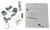1784430049 C00893413 KIT DE MONTAGE PORTE LAVE-VAISSELLE BEKO FD82_87 CM