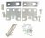12976000000292 KIT FIXATION PORTE HABILLAGE TOUT INTÉGRABLE