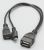 MICRO USB B MALE+ MICRO USB B FEMELLE > USB A FEMELLE, OTG