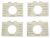 Bandeaux Dosserets Facade ,convient pour unWM14N2E8DN25 5202800000