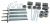 805002 AMORTISSEUR KIT WM75/85