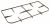 C00570763 488000570763 GRILLE 2 FEUX C60 NO RUBBER