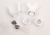 4059 Double hose nozzle   &   for concealed siphon with backflow preventer, white