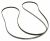 Courroie ,convient pour unFF6SLC25BLANC 5103000000