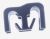 Pinces De Fixation    ,convient pour unDW60A6090IBET 5408000000