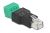 66527 ADAPTATEUR RJ11/RJ14 MALE VERS TERMINALBLOCK 4 PIN 2-TEILIG