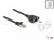 87111 CÂBLE DE RALLONGE DE RÉSEAU POUR MODULE EASY 45 S/FTP RJ45 MÂLE À RJ45 FEMELLE CAT.6A, 1 M, NOIR