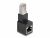 87862 ADAPTATEUR RJ45 MÂLE À RJ45 FEMELLE ADAPTER CAT.6A 90° ANGULÉ VERS LE BAS