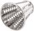 10031849 TAMBOUR - DÉCHIQUETAGE GROSSIER, FORME CONIQUE, SS, BRILLANT
