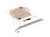GH98-48334D TIROIR SIM GALAXY TAB S10 ULTRA 5G / GALAXY TAB S10+ 5G SILVER