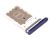 GH98-49874D TIROIR SIM GALAXY S25 5G / GALAXY S25+ 5G (SM-S931B / SM-S936B) BLEU FONCÉ